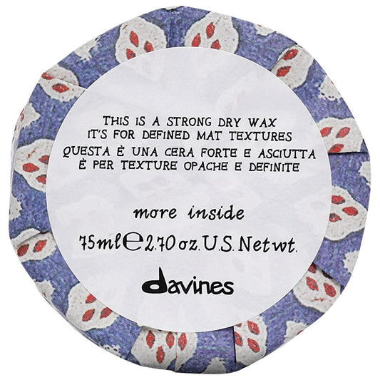 Davines This Is A Strong Dry Wax 75 mL – Matte finish wax for strong, flexible hold