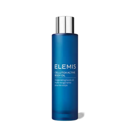 Bottle of Elemis Cellutox Active Body Oil 100ml for detox and skin toning.
