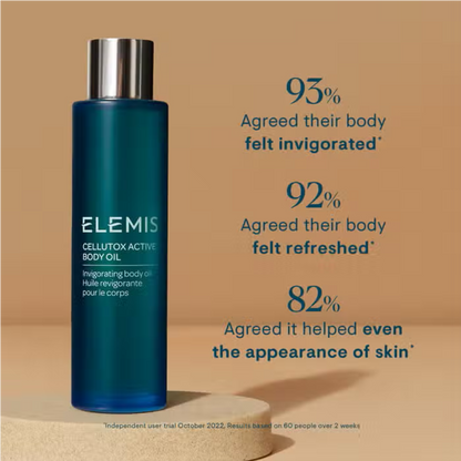 Elemis Cellutox Active Body Oil 100ml – invigorating body oil for smooth, toned skin.








