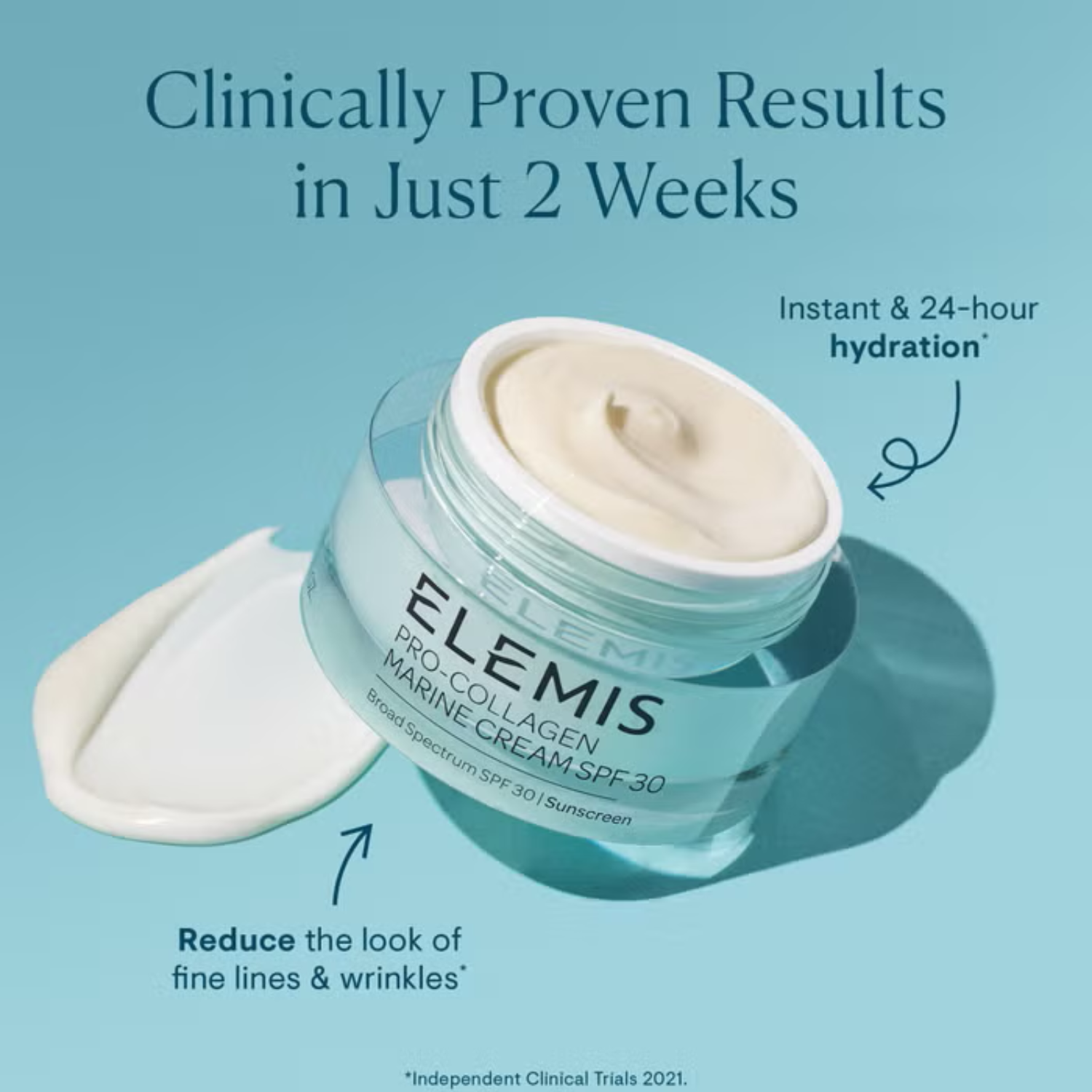Elemis Pro-Collagen Marine Cream SPF 30 50ml – daily anti-aging sun cream.
