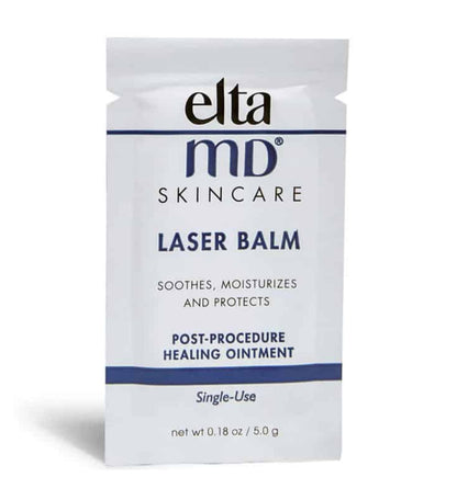 EltaMD Laser Balm, soothes and heals skin post-procedure.
