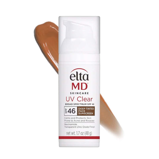 EltaMD UV Clear Deep Tinted Broad Spectrum SPF 46 1.7 OZ – Lightweight Sun Protection