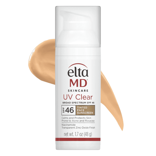 EltaMD UV Clear Tinted Broad-Spectrum SPF 46 1.7 oz – lightweight tinted sunscreen for daily skin protection.