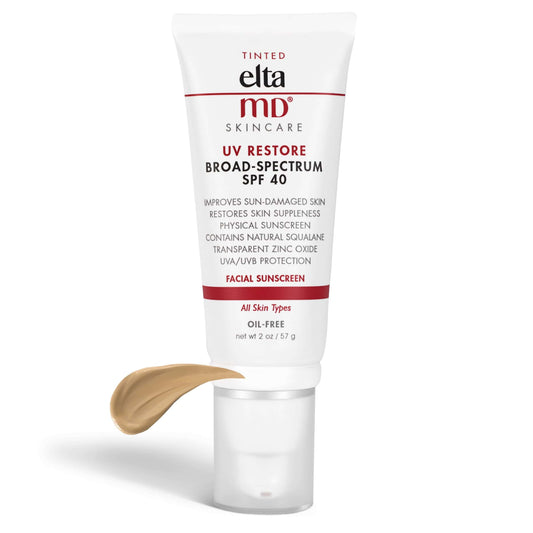 EltaMD UV Restore Tinted SPF 40 1.7 oz – tinted sunscreen for radiant, protected skin.