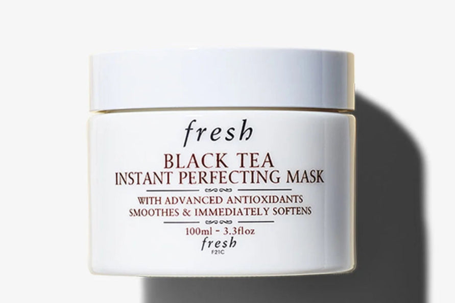 Fresh Black Tea Instant Perfecting Mask 3.3 oz jar for brightening and smoothing skin