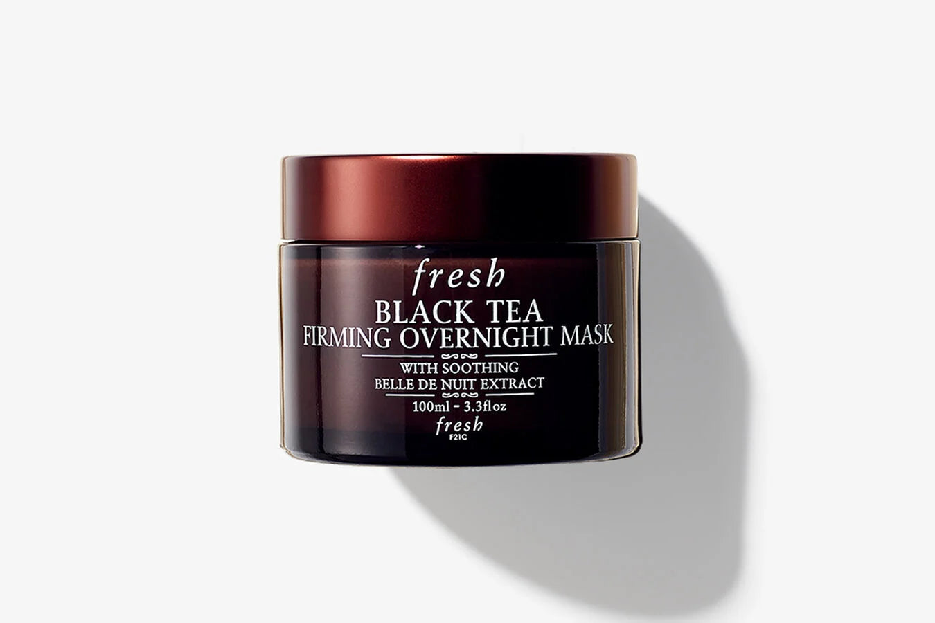 Fresh Black Tea Peptide Firming Overnight Mask 3.3 oz jar for intensive overnight firming and hydration