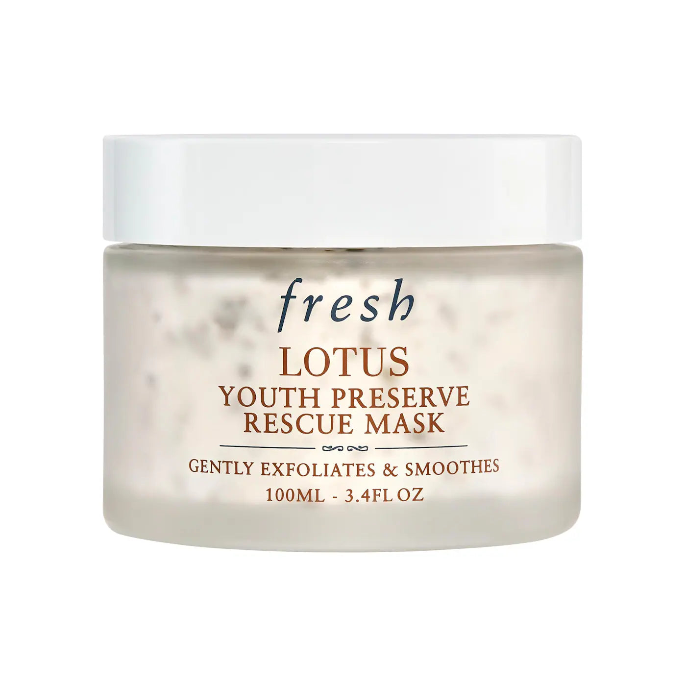 Fresh Lotus Youth Preserve Exfoliating Rescue Mask 3.4 oz jar — gentle exfoliating mask for radiant skin
