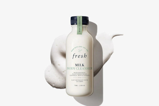 Fresh Milk Body Cleanser 2.5 oz bottle — gentle, nourishing body wash
