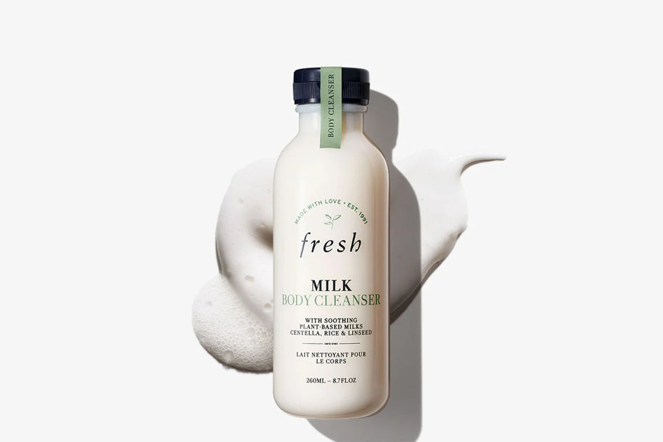 Fresh Milk Body Cleanser 8.7 oz bottle — soothing, nourishing body wash for soft skin