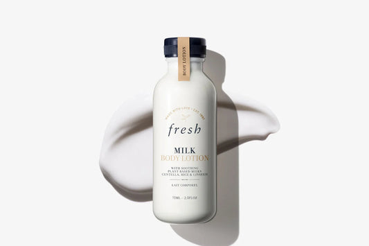 Fresh Milk Body Lotion 2.5 oz bottle — lightweight, hydrating body moisturizer