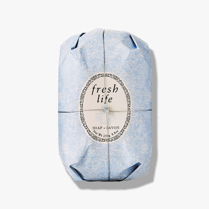 Fresh Oval Soap Fresh Life wrapped in signature paper with a clean, uplifting scent