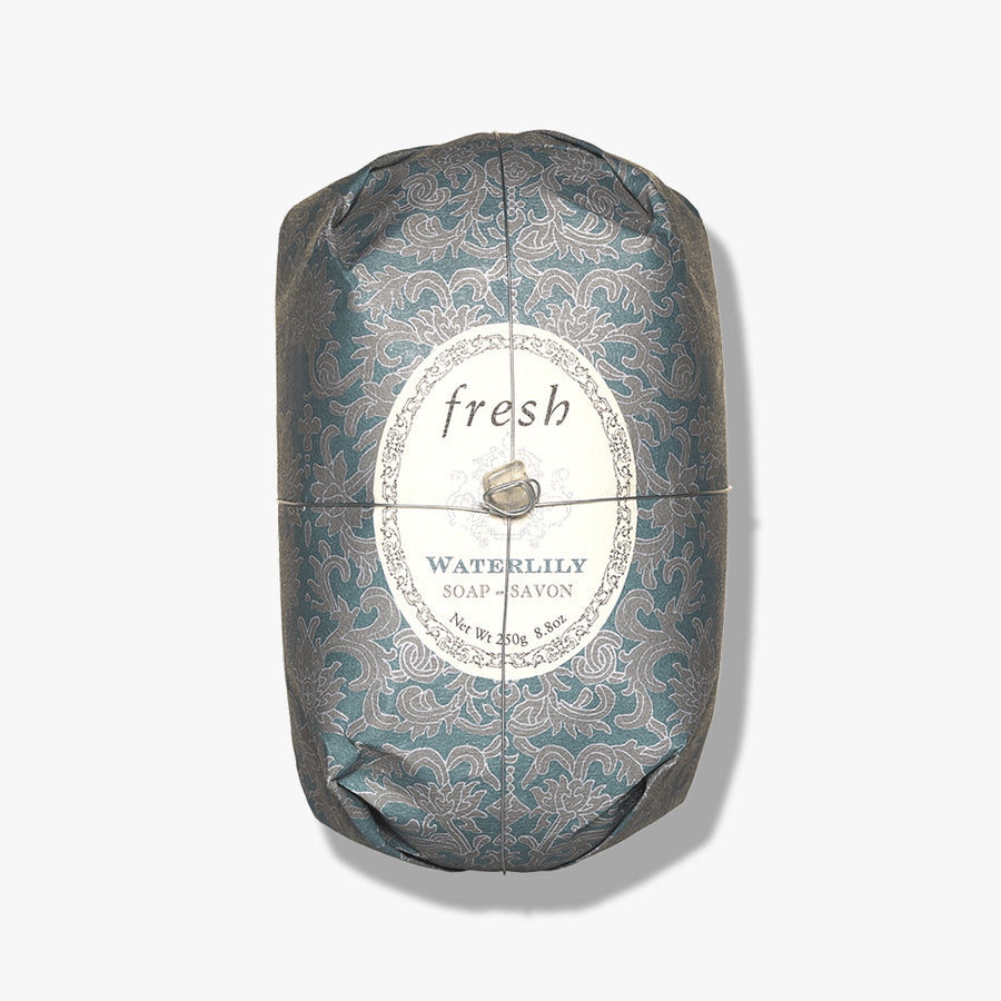 Fresh Oval Soap Waterlily wrapped in signature paper with a delicate floral scent