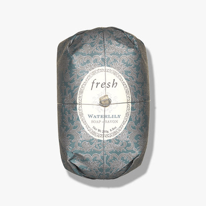 Fresh Oval Soap Waterlily wrapped in signature paper with a delicate floral scent