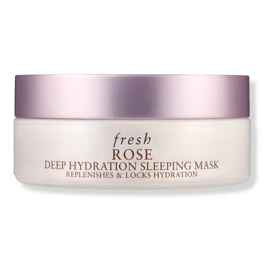 Fresh Rose Deep Hydration Sleeping Mask 70ml jar — overnight moisturizing mask for soft, refreshed skin