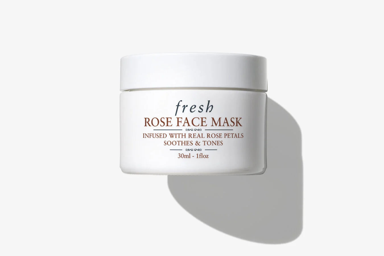 Fresh Rose hydrating face mask container
