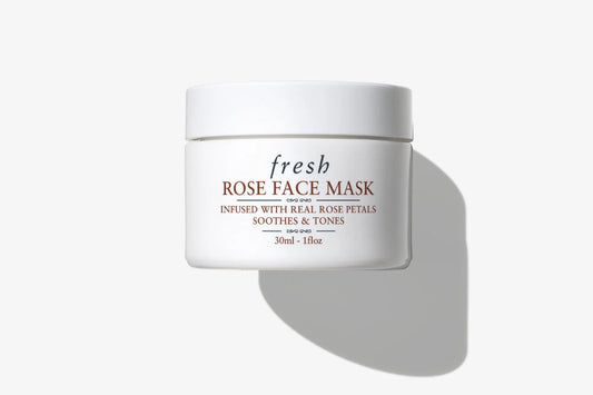 Fresh Rose hydrating face mask container