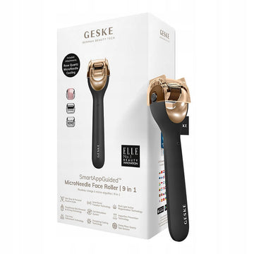 GESKE Microneedle Face Roller 9 in 1 Gray