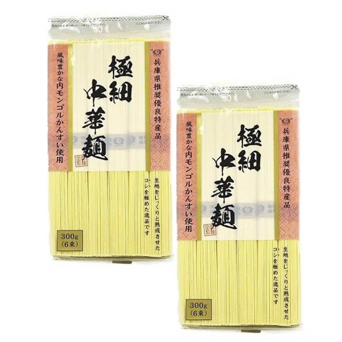 Gokuboso Thin Chukamen Japanese Style Noodles 300g x 2 pcs pack