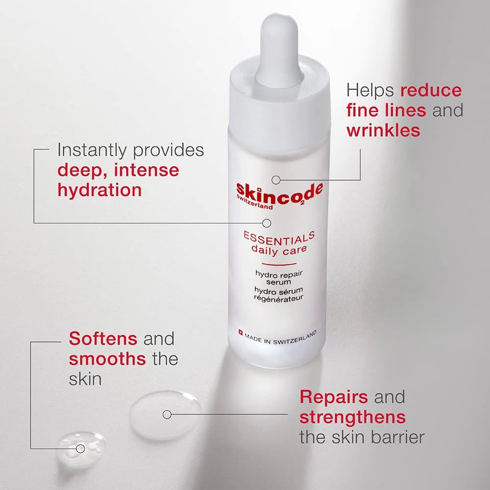 Skincode Hydro Repair Serum 30ml – moisturizing serum to restore and soothe dry, damaged skin








