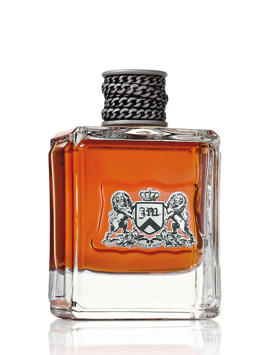 Juicy Couture Dirty English Eau de Toilette Spray for Men 3.4 oz bottle with a rugged, masculine scent