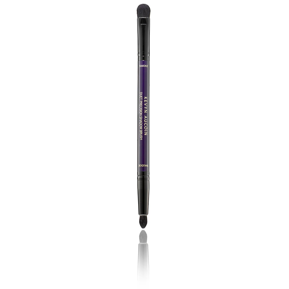 Kevyn Aucoin Duet Precision Shadow Brush – Dual-ended brush for precise eyeshadow application








