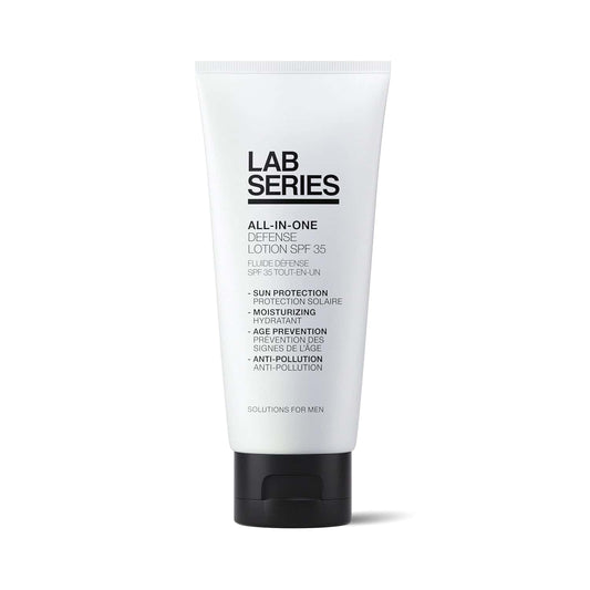 Lab Series All-In-One Defense Lotion SPF 35, 3.4 oz bottle for daily sun protection and hydration