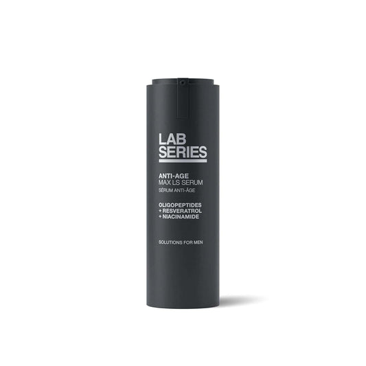 Lab Series Max LX Serum 0.91 oz bottle for anti-aging, firming, and revitalizing men's skin