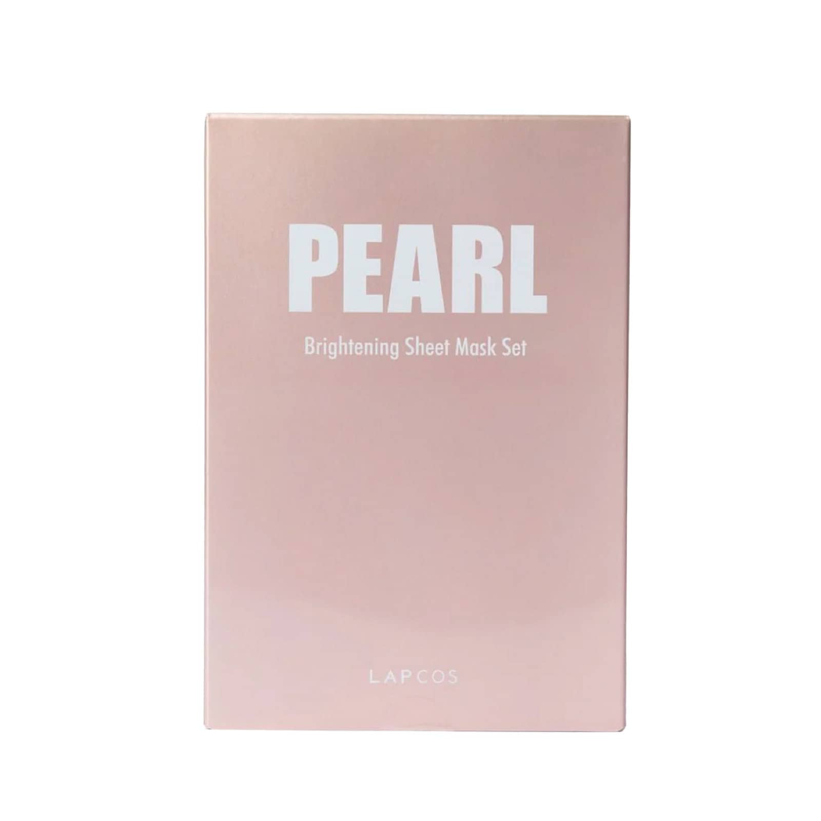 LAPCOS Daily Pearl Facial Skin Mask 5 Pack for radiant, glowing skin