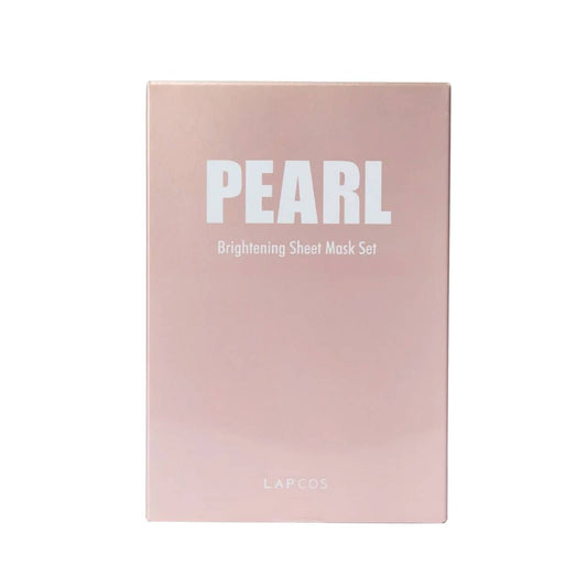 LAPCOS Daily Pearl Facial Skin Mask 5 Pack for radiant, glowing skin