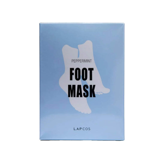 LAPCOS Soothing Peppermint Foot Mask 5 Pack for cooling, refreshed feet