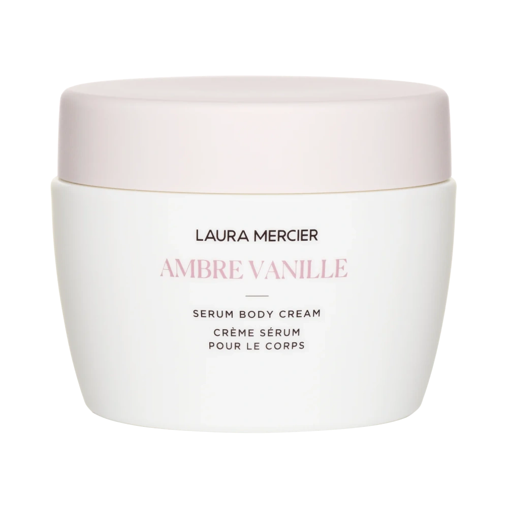 Laura Mercier Ambre Vanille Serum Body Cream 200 mL – nourishing body cream with warm amber vanilla scent