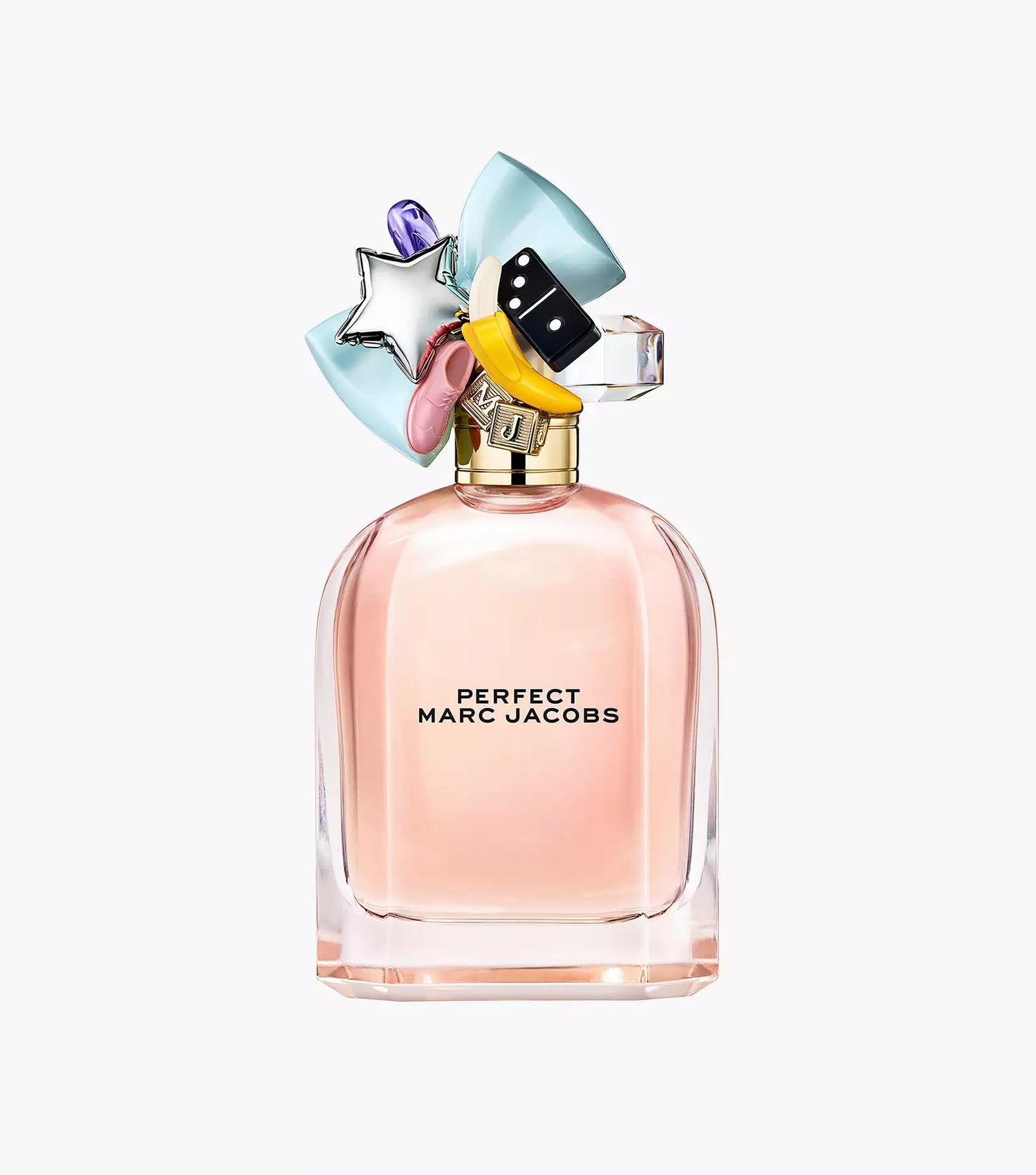 Marc Jacobs Perfect Eau de Parfum 3.3 oz bottle with charm-adorned cap