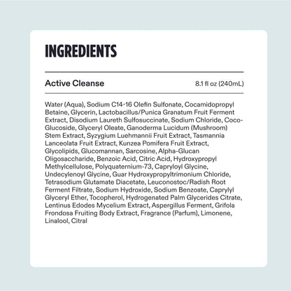 Nutrafol Men Active Cleanse Scalp Microbiome 2-in-1 Shampoo and Conditioner – revitalizes scalp and strengthens hair with a nourishing formula