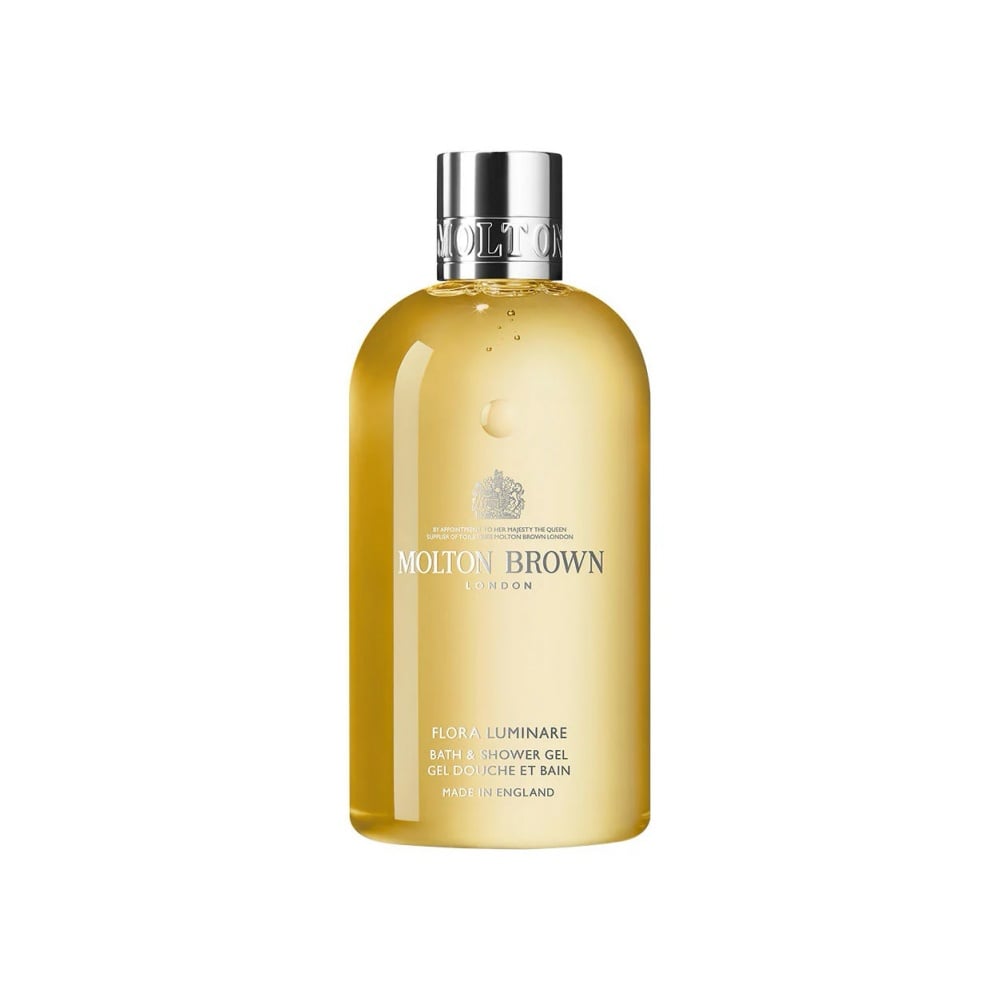 Molton Brown Flora Luminare Bath & Shower Gel 10 fl oz – radiant floral scent