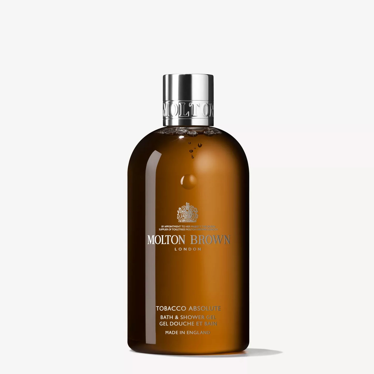 Molton Brown Tobacco Absolute Bath & Shower Gel 10 fl oz – warm, bold scented cleansing gel