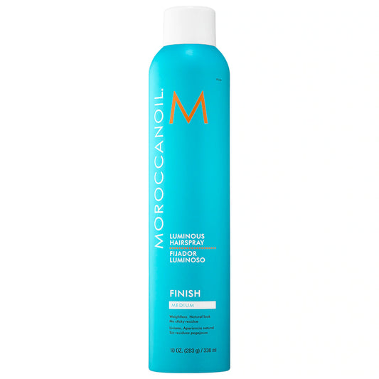 Moroccanoil Luminous Hairspray Medium Hold, 10 oz – Flexible Hold with Shine and Argan Oil