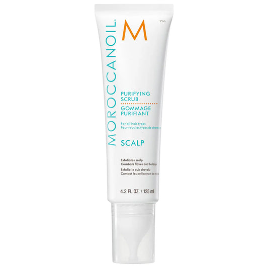 Moroccanoil Purifying Pre-Wash Scalp Scrub, 4.2 oz – Exfoliating Treatment to Refresh and Cleanse Scalp