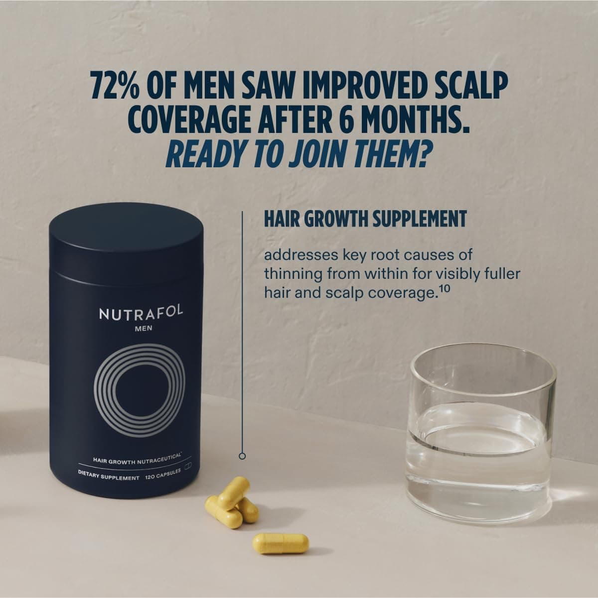 Nutrafol Men Active Cleanse 2-in-1 Shampoo and Conditioner – promotes scalp health and hair strength in one easy step