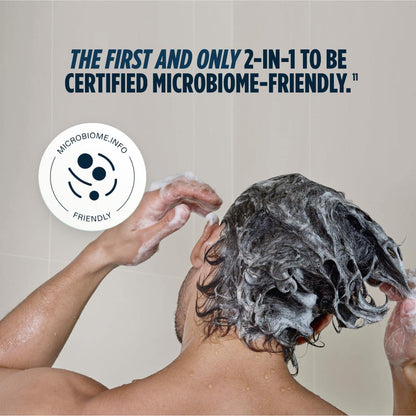 Nutrafol Men Active Cleanse Scalp Microbiome 2-in-1 Shampoo and Conditioner – supports scalp balance and promotes healthy hair growth