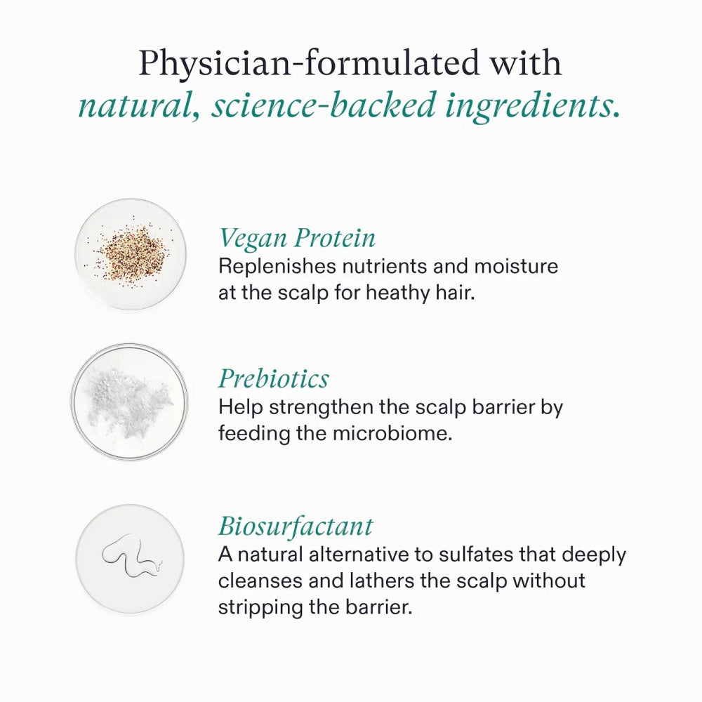 Nutrafol Root Purifier Scalp Microbiome Shampoo – nourishing formula for a healthy scalp and revitalized hair.