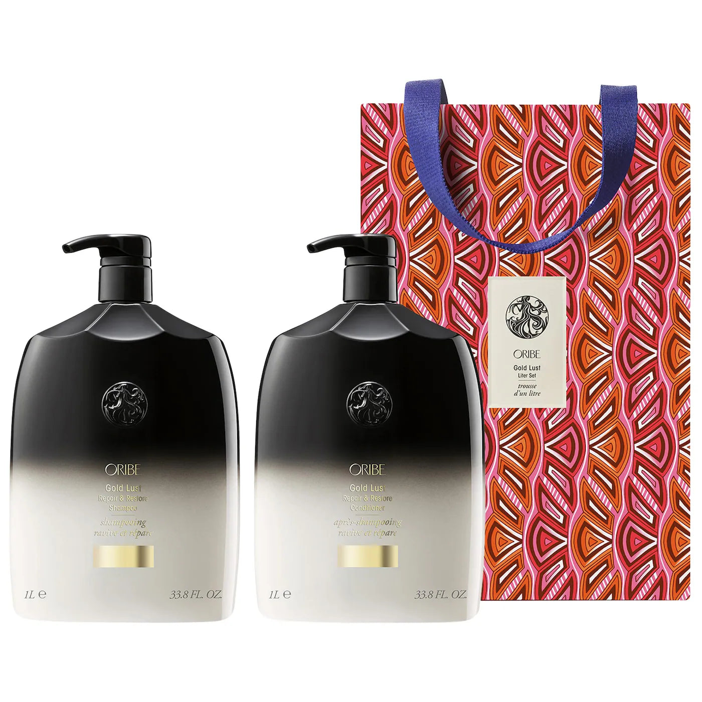 Oribe Gold Lust Liter Set Limited Edition $366 value for luxurious hair repair and nourishment