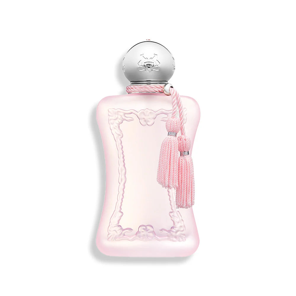Parfums de Marly Delina La Rosée Eau de Parfum 2.4 oz bottle – soft pink fragrance with fresh and dewy floral appeal.