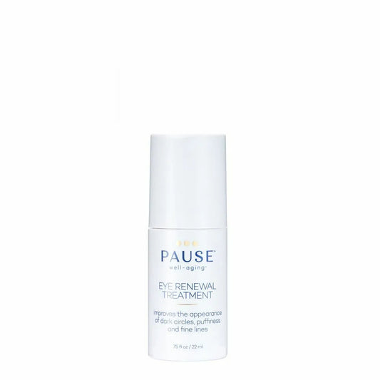 Pause Eye Renewal Treatment 0.75 oz bottle for reducing puffiness, dark circles, and signs of aging around the eyes
