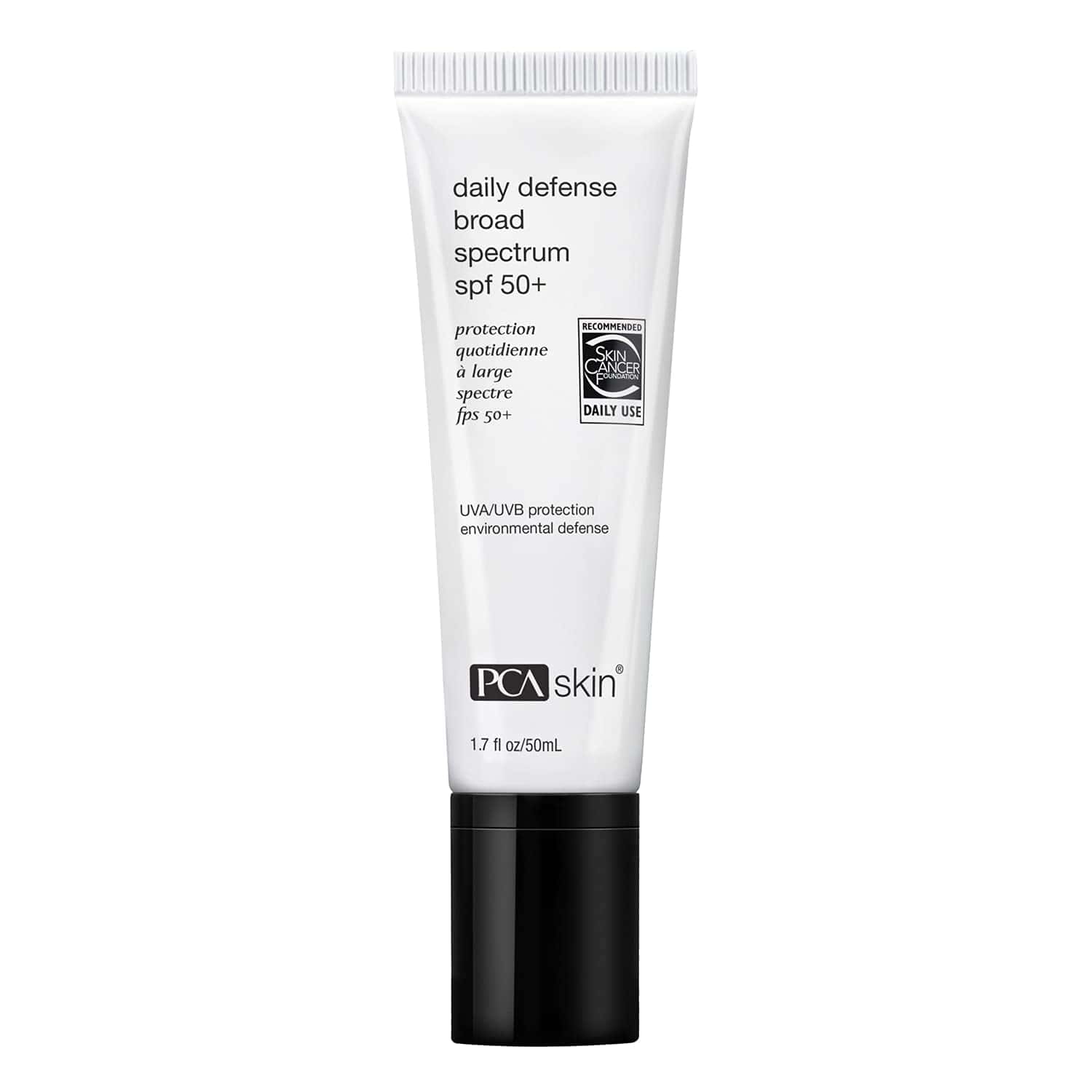 PCA Skin Daily Defense SPF 50 1.7 oz for high-level sun protection and daily skin defense