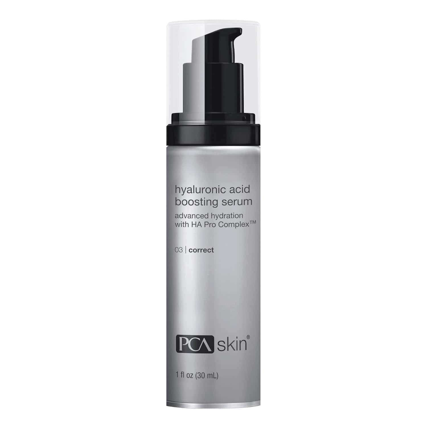PCA Skin Hyaluronic Acid Boosting Serum 1 oz for intense hydration and plumping