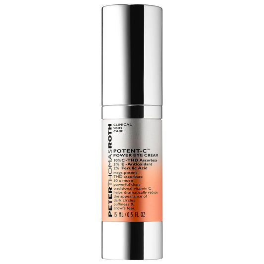 Peter Thomas Roth Potent-C Power Eye Cream 0.5 OZ for brightening and firming delicate eye skin








