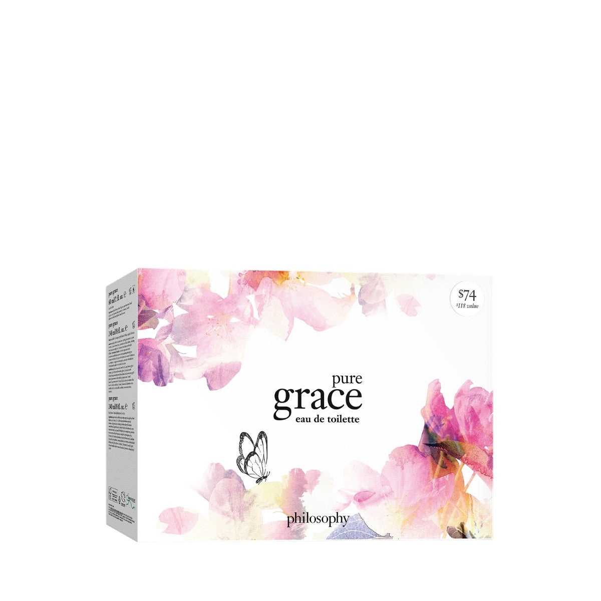 Philosophy Pure Grace EDT Gift Set Trio – Limited Edition with fresh, clean scents in elegant packaging.
