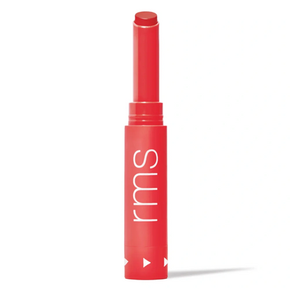 RMS Beauty Legendary Serum Lipstick in Audrey shade – bold, classic red with creamy, hydrating finish