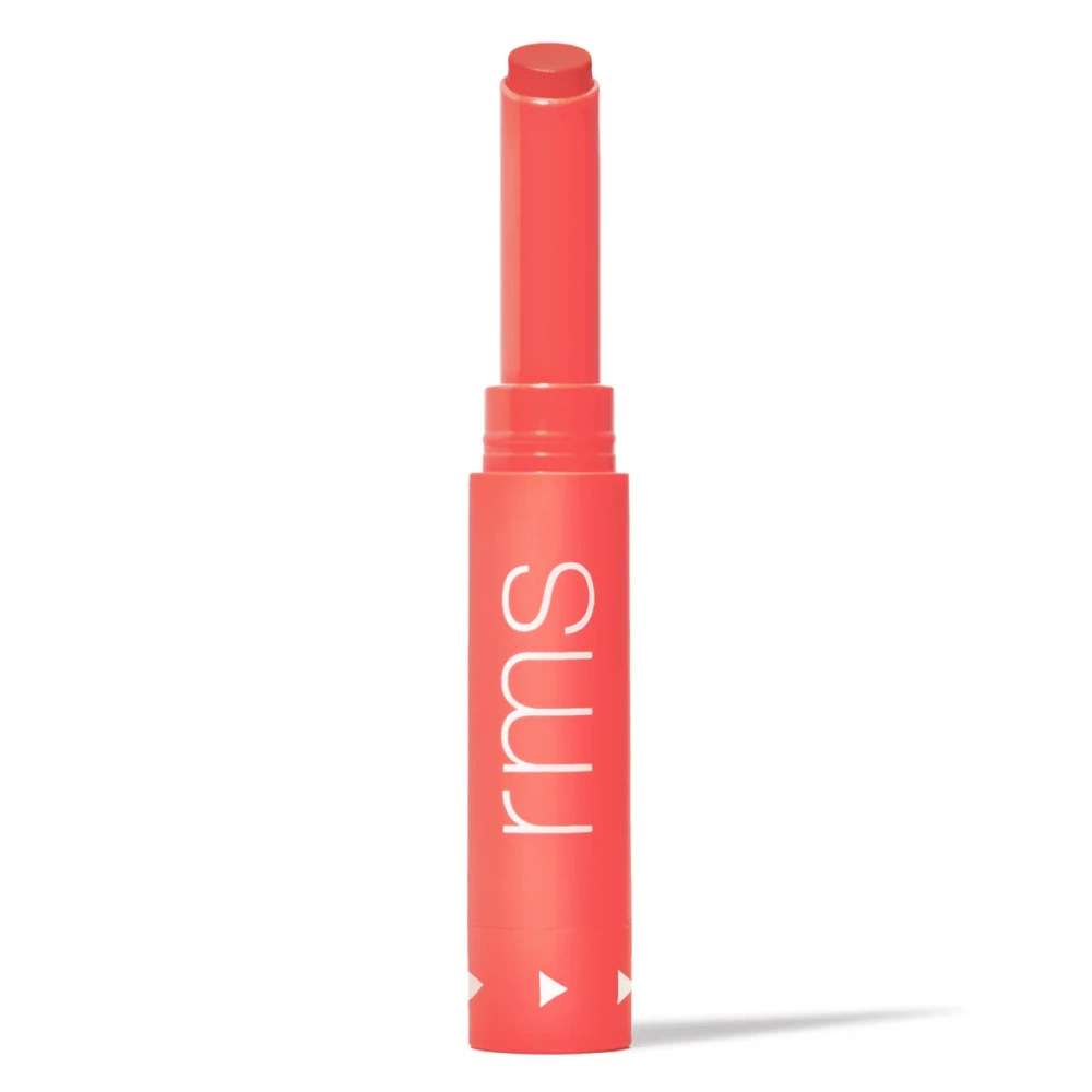 RMS Beauty Legendary Serum Lipstick in Rubymoon shade – rich, deep berry red with creamy texture