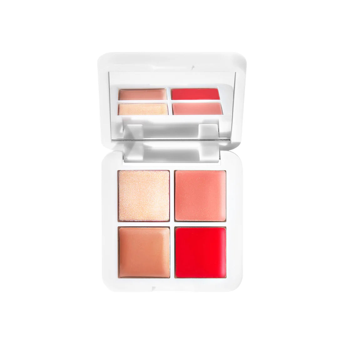 RMS Lip2Cheek Glow Quad Mini palette for versatile, radiant lip and cheek color